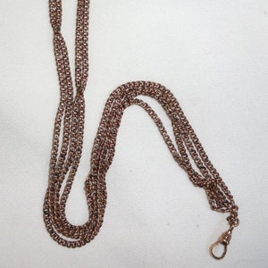 Pocket Watch Victorian Slider Chain with Pearls