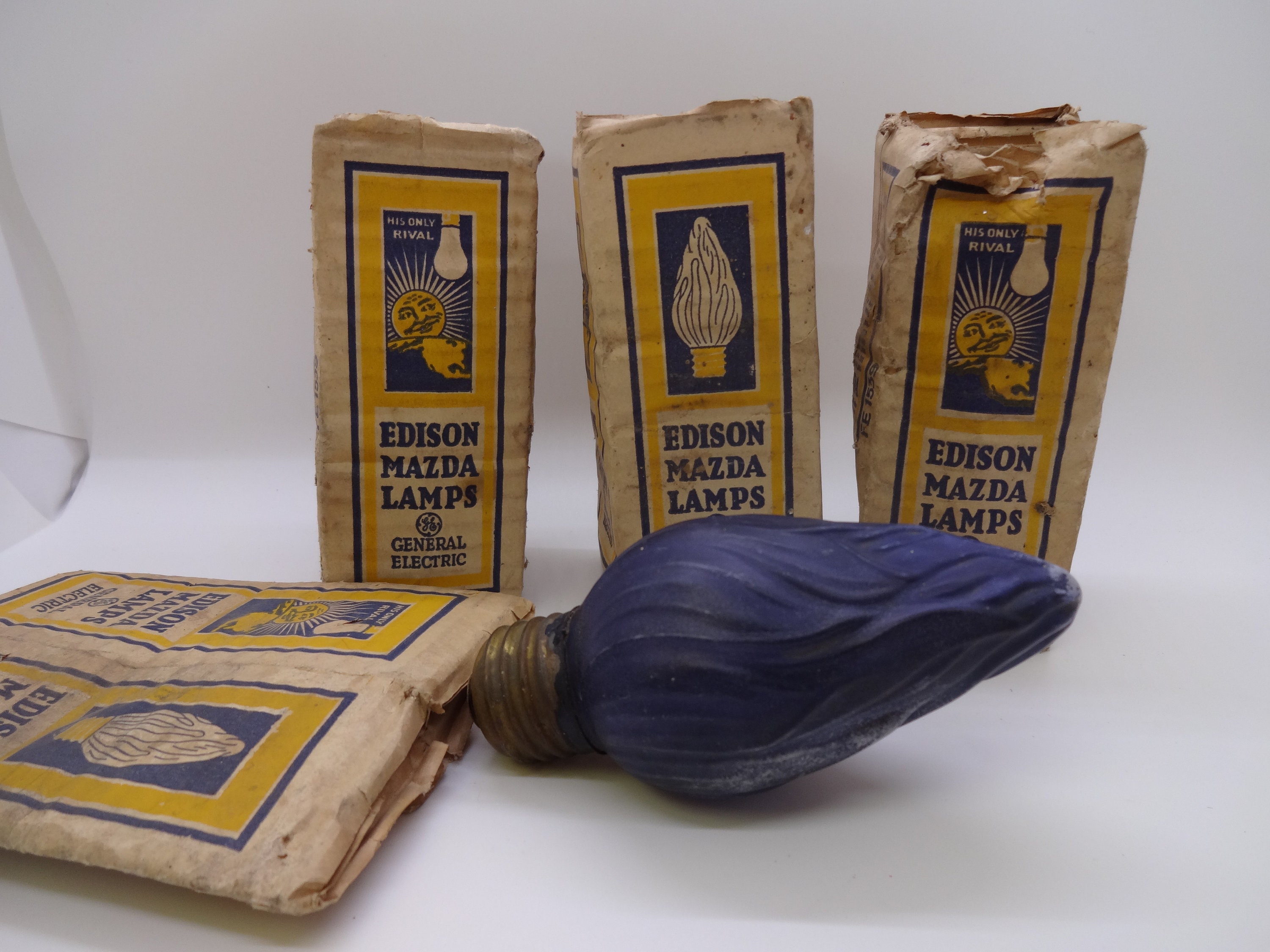 EDISON MAZDA 1920 キャビネット　ビンテージ　LAMPS GE EDISON MAZDA 1920 キャビネット ビンテージ LAMPS GE - メルカリ