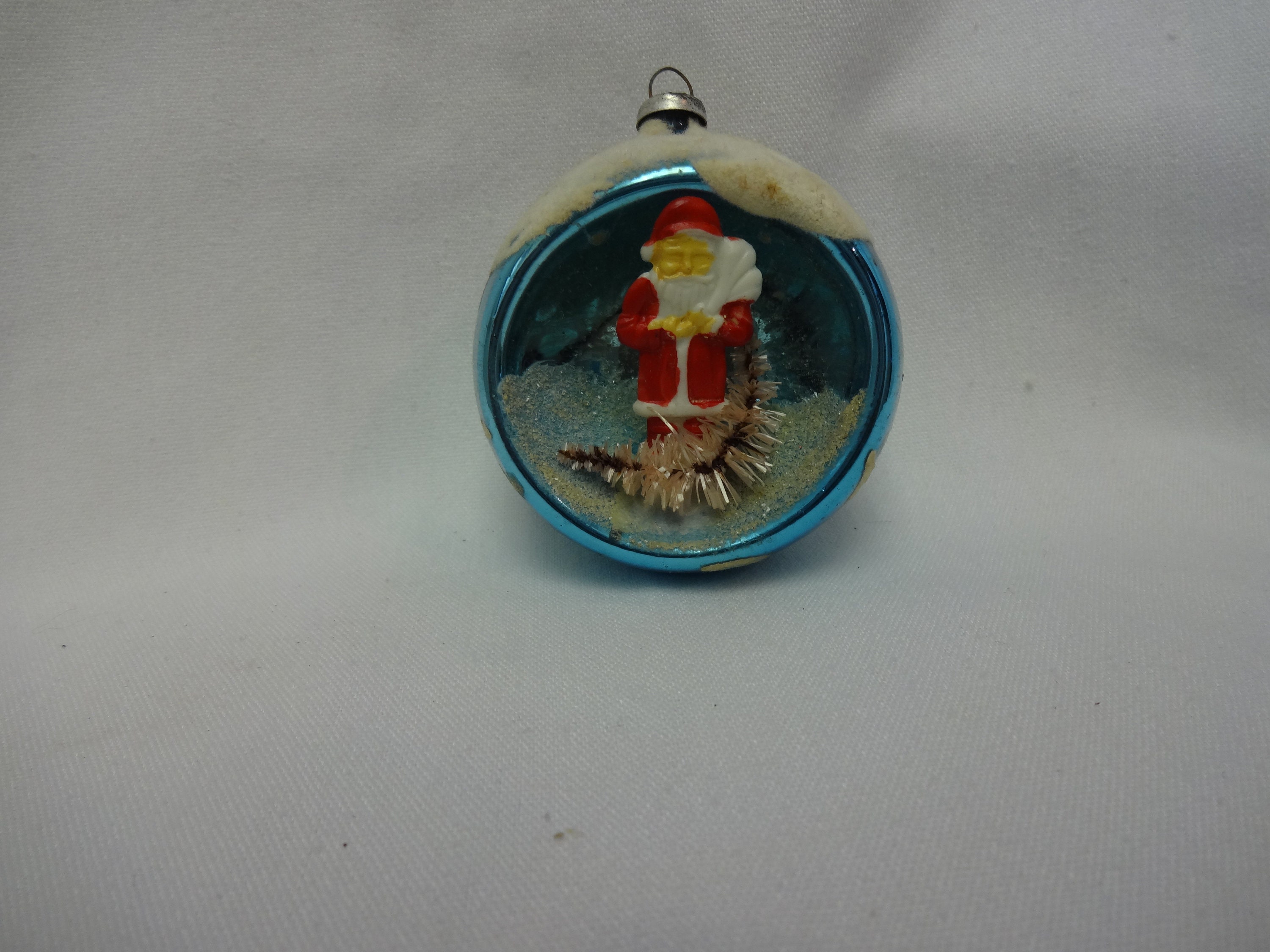 * vintage ornament ❀ キュートな サンタクロース さん Christmas Ornament Vintage With Santa - Etsy