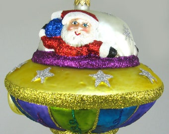 Christmas Ornament Glass Vintage Larry Fraga from Germany