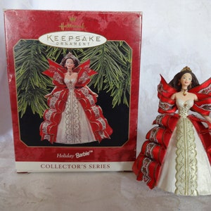 Hallmark Keepsake Holiday Barbie Ornament 1997 Vintage #1114