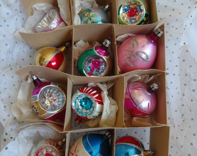 Fantasia Christmas Ornaments Vintage Polish Hand Painted Made in Poland 0020 Etsy