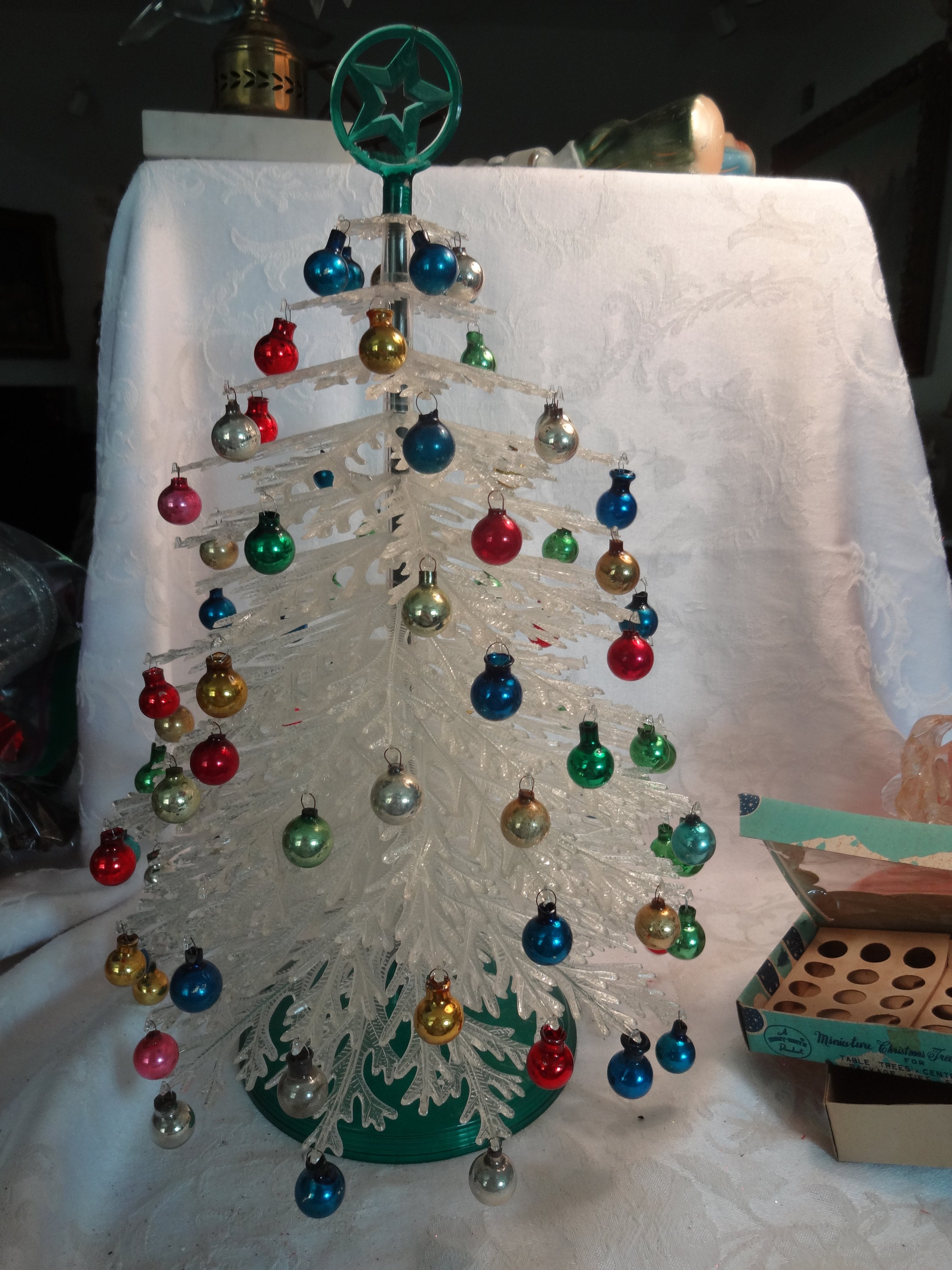 Vintage Plastic Christmas Tree 