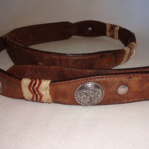 Tony Lama Vintage Belt with Silver  #25