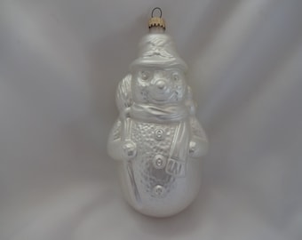 Christmas Ornament Snowman Vintage Larry Fraga Made in Germany