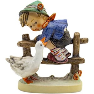 M J Hummel #b 195 Barnyard Hero Angsthase Vintage W Germany Goebel #57