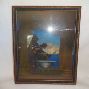 Print Vintage 1930&#39;s Woman Art Deco