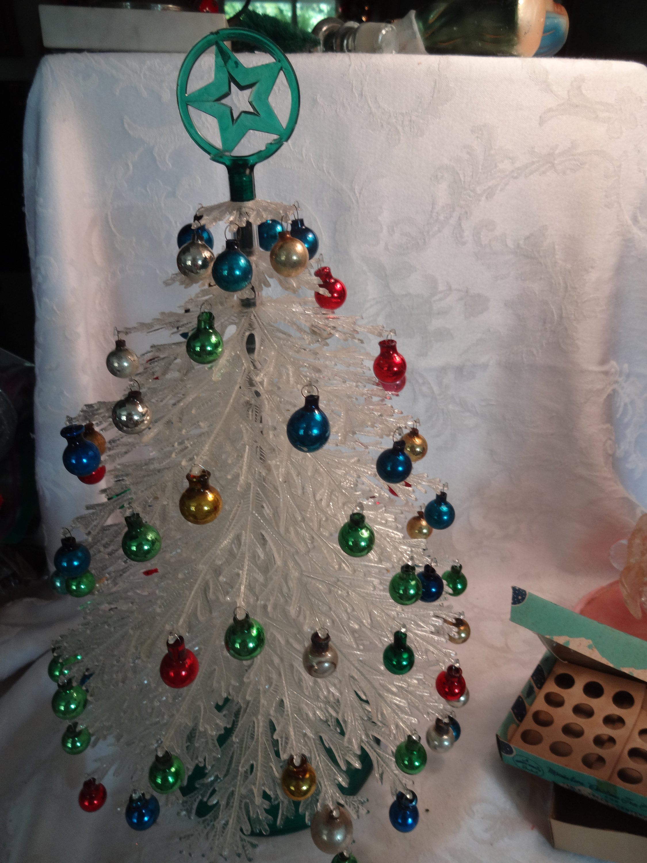 Vintage Plastic Christmas Tree 1950s Plasco Plastic Christmas Etsy