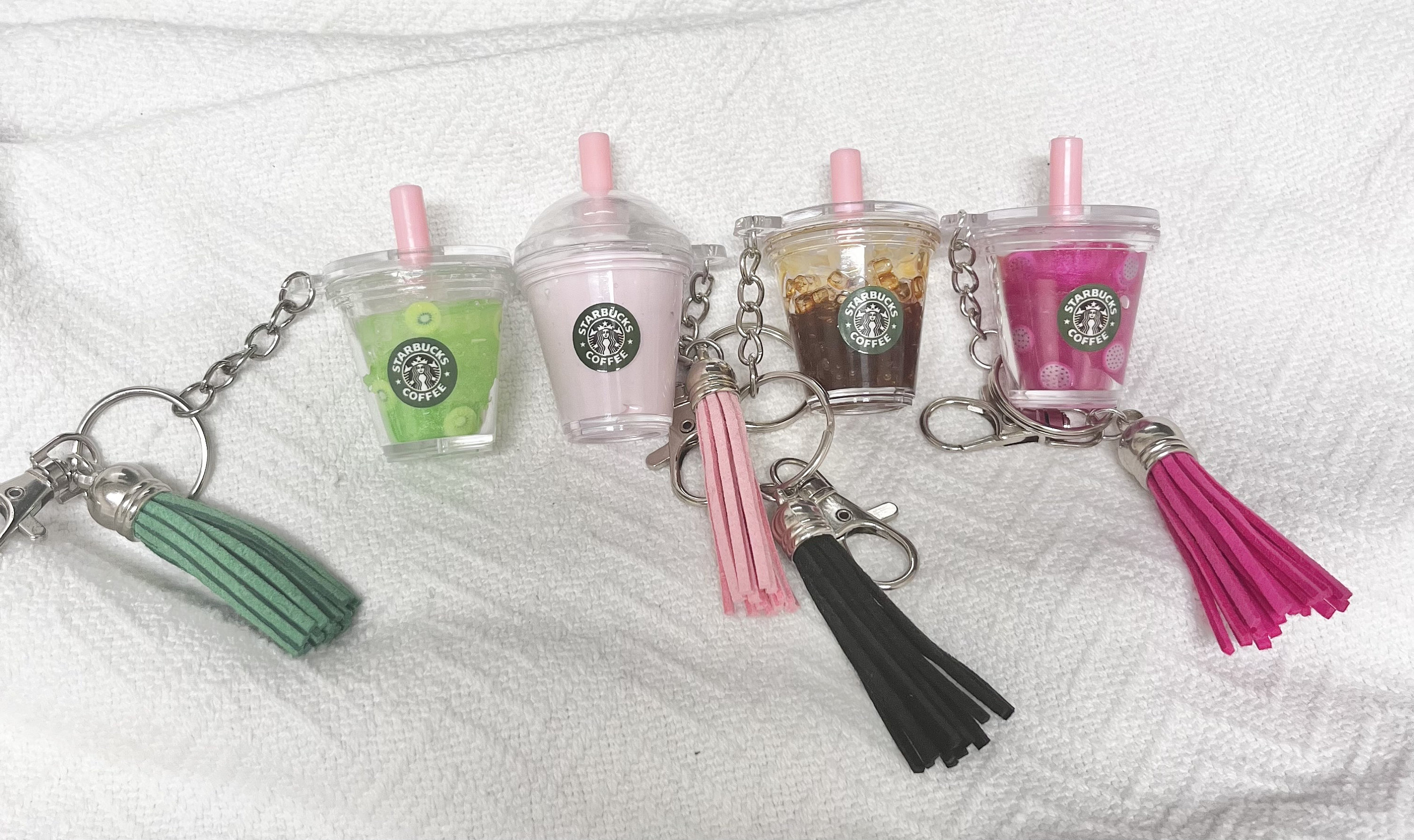 Mini Starbucks Keychains Etsy