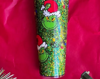 Grinch Weihnachten hängende Schneekugel Becher