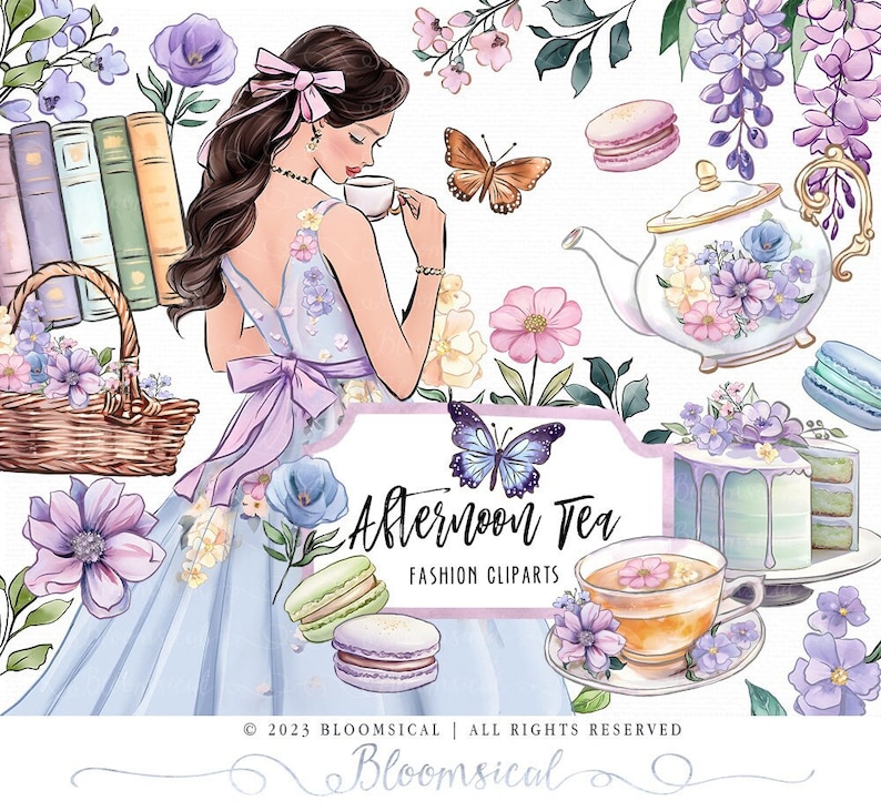 Afternoon Tea Cliparts by Bloomsical