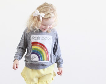 Rainbow Shirt - Kids Rainbow Shirt - Girls Rainbow Shirt - Baby Rainbow Shirt - Rainbow Clothing - Rainbow Birthday - St Patricks Day