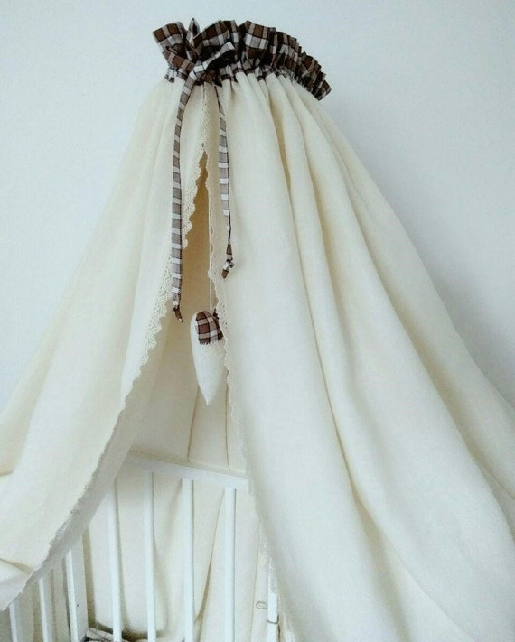 Ciel De Lit Bebe En Lin Etsy