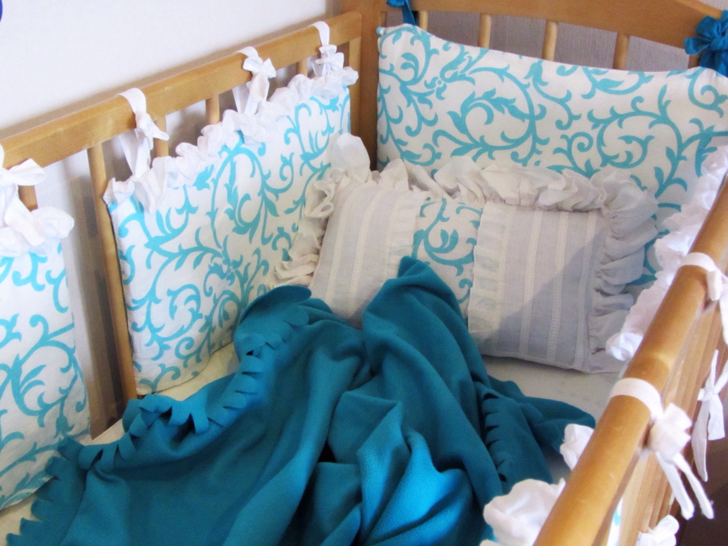 Tour de Lit en Lin Réalisé sur Commande