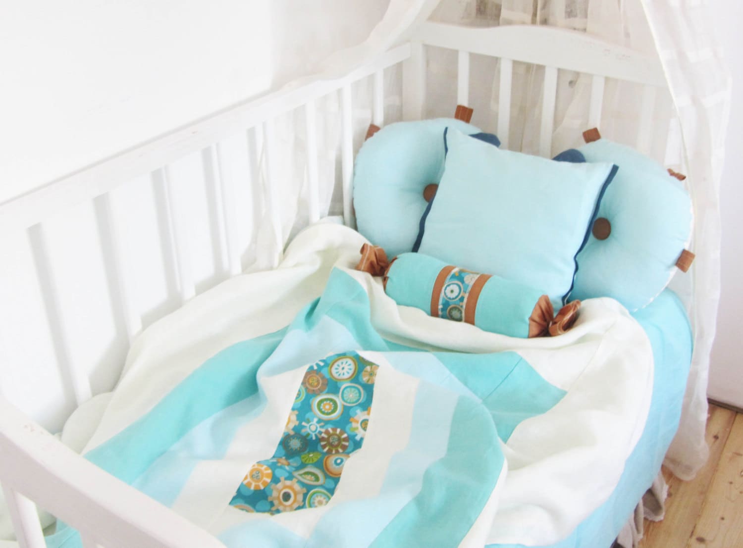 Housse de Couette Fantaisie Pour Un Enfant en Lin Réalisé sur Commande