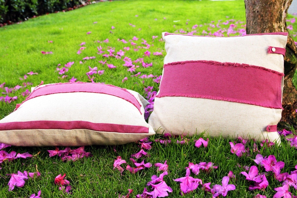 Coussin Bicolore en Lin