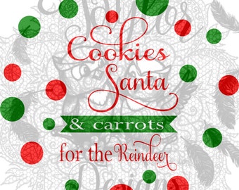 cookies for santa SVG file