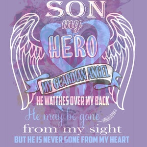 son is my hero SVG file