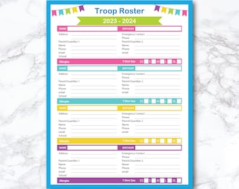 Daisy Truppledares lista: Ifyllbar, redigerbar, personlig (PDF)