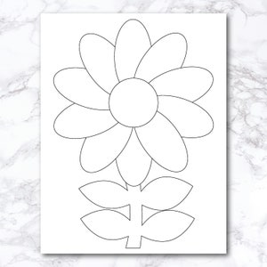 Ausmalseite mit Gänseblümchenblütenblättern, Handout-Aktivität für Treffen mit Mädchentruppenführern, Abzeichen „Versprechen und Gesetz“, Kaper Chart Scout