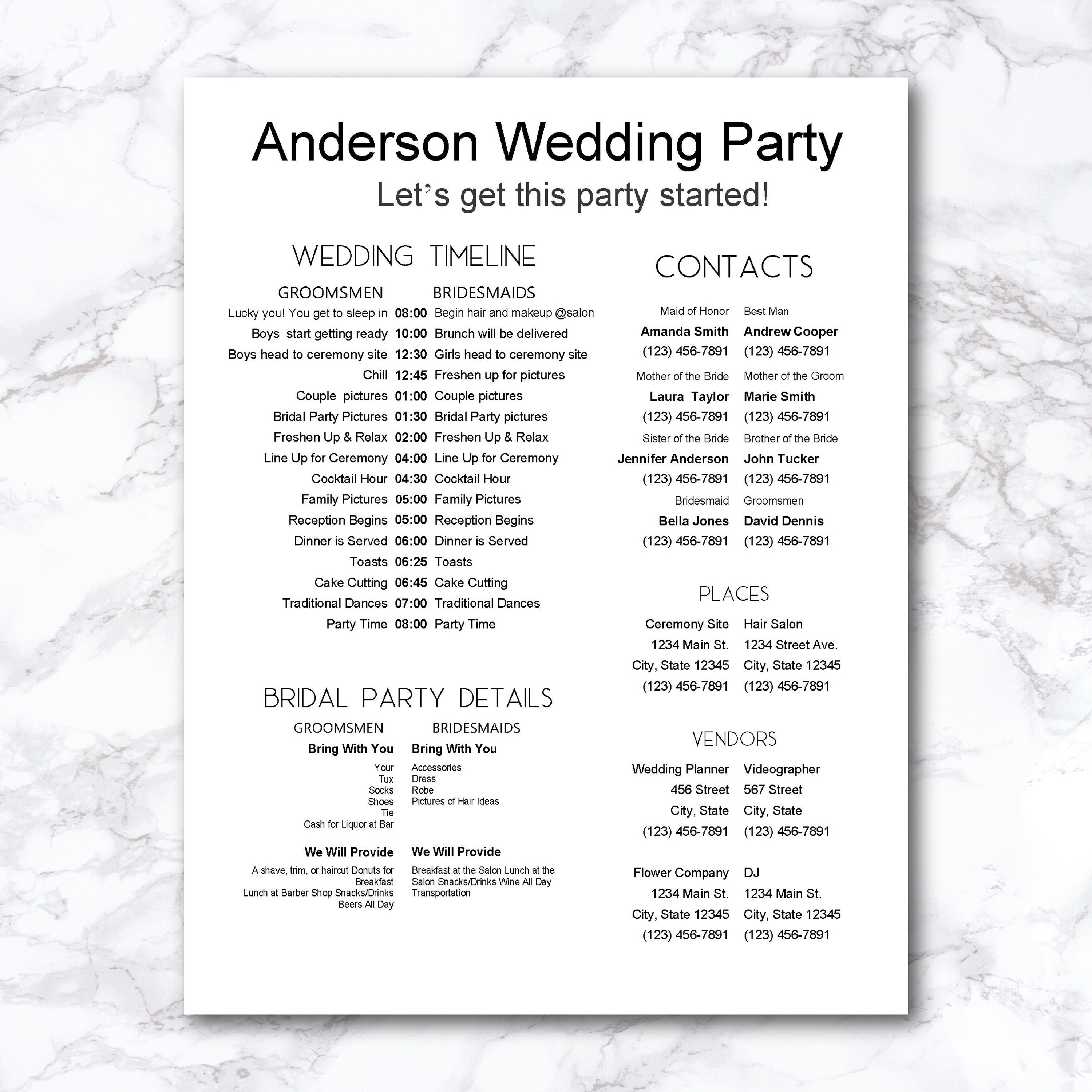 editable-wedding-timeline-edit-in-word-phone-numbers-and-wedding-day