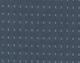 Last 2 Yards 14" SALE! Chambray Dobbies Double in Denim Color Dash by Robert Kaufman 57" wide 100% Cotton SRK-15580-67 - BTY