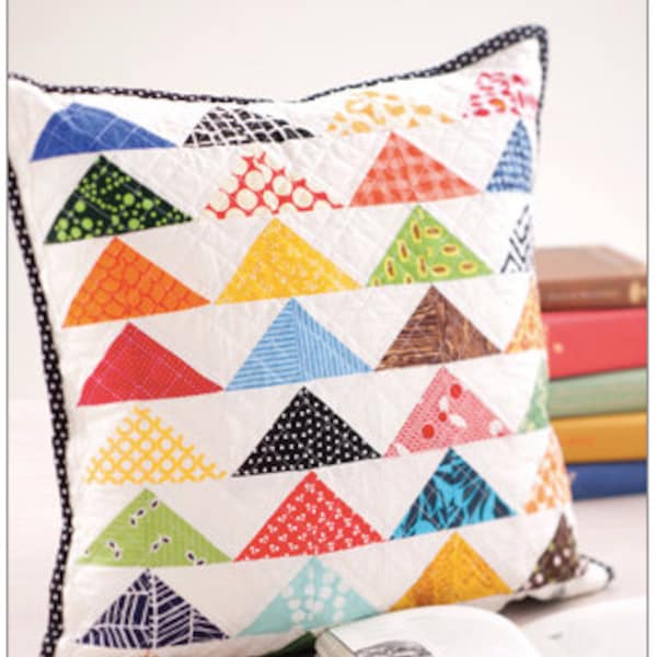 Pointed in One Direction Pillow Pattern by Sarah Minshall ~ Sweet & Simple Pattern Series