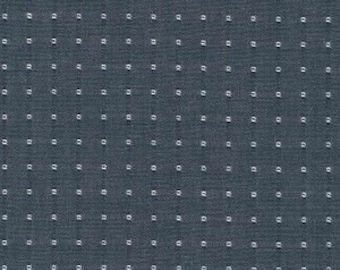 Last 1 Yard 25" SALE! Chambray Dobbies Square in Denim Color by Robert Kaufman 57'' Wide 100% Cotton SRK-15579-67 - BTY
