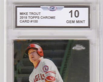 Mike Trout 2012 Topps Chrome 2nd Year Baseball Card - Etsy