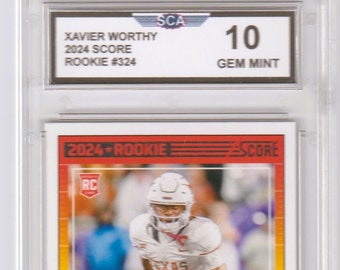 XAVIER WORTHY 2024 SCORE Rookie Card #324 Kansas City Chiefs Receiver