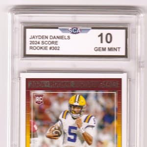 JAYDEN DANIELS 2024 SCORE Rookie Card #302 Washington Commanders
