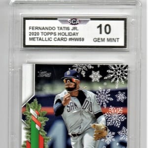 FERNANDO TATIS 2020 TOPPS holiday metallic card San Diego Padres