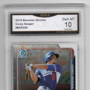 COREY SEAGER 2015 bowman chrome corey seager baseball card