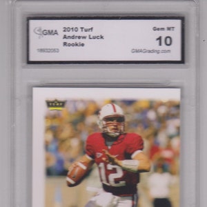 ANDREW LUCK 2010 TURF football rookie card Indianapolis Colts Stanford University