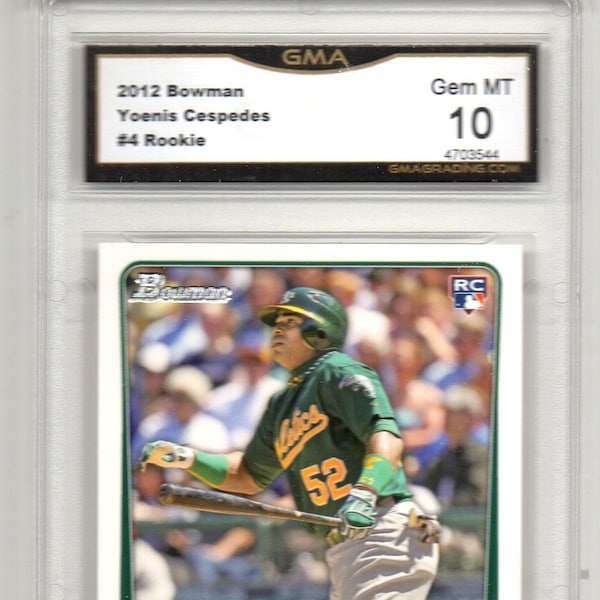 YOENIS CESPEDES 2012 BOWMAN rookie card #4