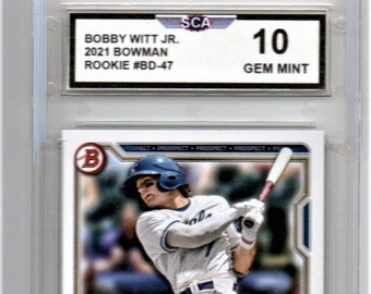 BOBBY WITT JR 2021 bowman rookie card