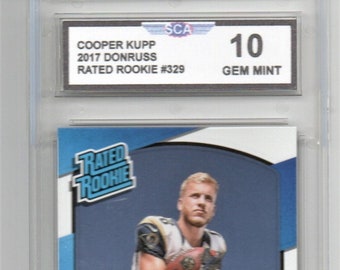 COOPER KUPP 2017 donruss rookie card LA rams