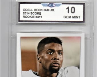 ODELL BECKHAM 2014 Score Rookie Card La RAMS - Etsy