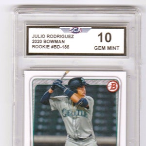 JULIO RODRIGUEZ 2020 BOWMAN Rookie Card Seattle Mariners