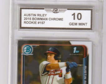 2019 Topps Chrome HOBBY Pack – Look For Tatis Jr., Guerrero Jr., Riley Rookies & Trout AUTO – 4 Cards