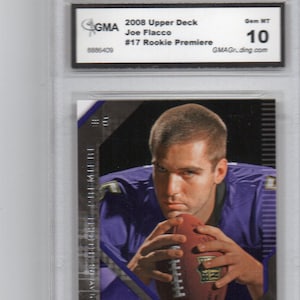 JOE FLACCO 2008 UPPER Deck Rookie Premier Card Cleveland browns