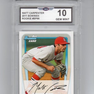 MATT CARPENTER 2011 BOWMAN rookie card St. Louis Cardinals
