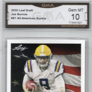 JOE BURROW 2020 LEAF All American Rookie