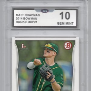 MATT CHAPMAN 2014 bowman rookie card San Francisco Giants