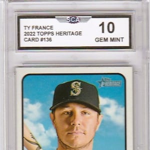 TY FRANCE 2022 TOPPS Heritage Rookie Card Cincinnati Reds
