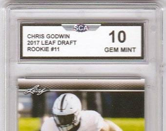 CHRIS GODWIN 2017 LEAF Draft Rookie Card Tampa Bay Buccaneers