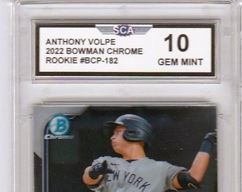 ANTHONY VOLPE 2022 BOWMAN Chrome Rookie Card New York Yankees