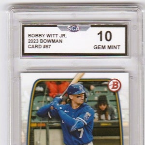 BOBBY WITT JR 2023 Bowman Card Kansas City Royals