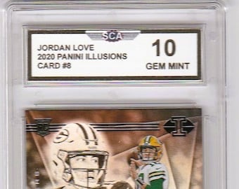 JORDAN LOVE 2020 PANINI Illusions Card Green Bay Packers
