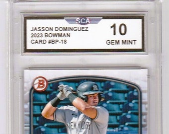 JASSON DOMINGUEZ 2023 BOWMAN Card New York Yankees